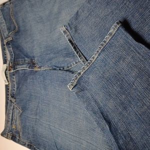 Gap boy cut jeans womens size 42 waist plus size 40 denim pants  wide leg